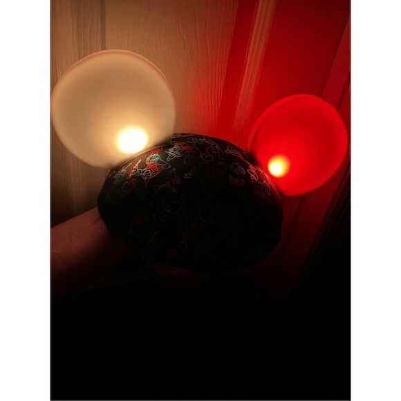 Disney Parks World of Color Mickey Mouse "Glow With The Show" Light Up Ears Hat - Picture 6 of 11